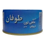 کنسرو تن ماهی طوفان 180 گرم
