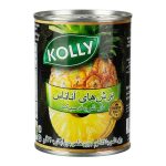 کمپوت آناناس حلقه‌ای کولی مشکی 565 گرم